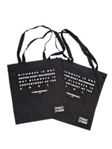 RICHNESS QUOTE Tote - Black