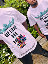 WE LOVE GOD Tee - White