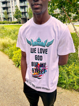 WE LOVE GOD Tee - White