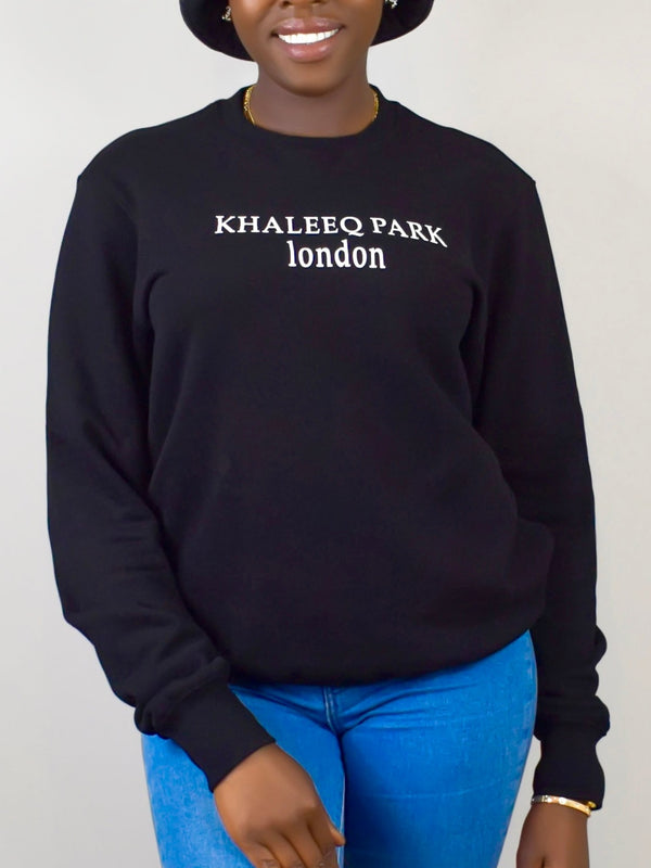 KHALEEQ PARK LONDON Sweatshirt - Black