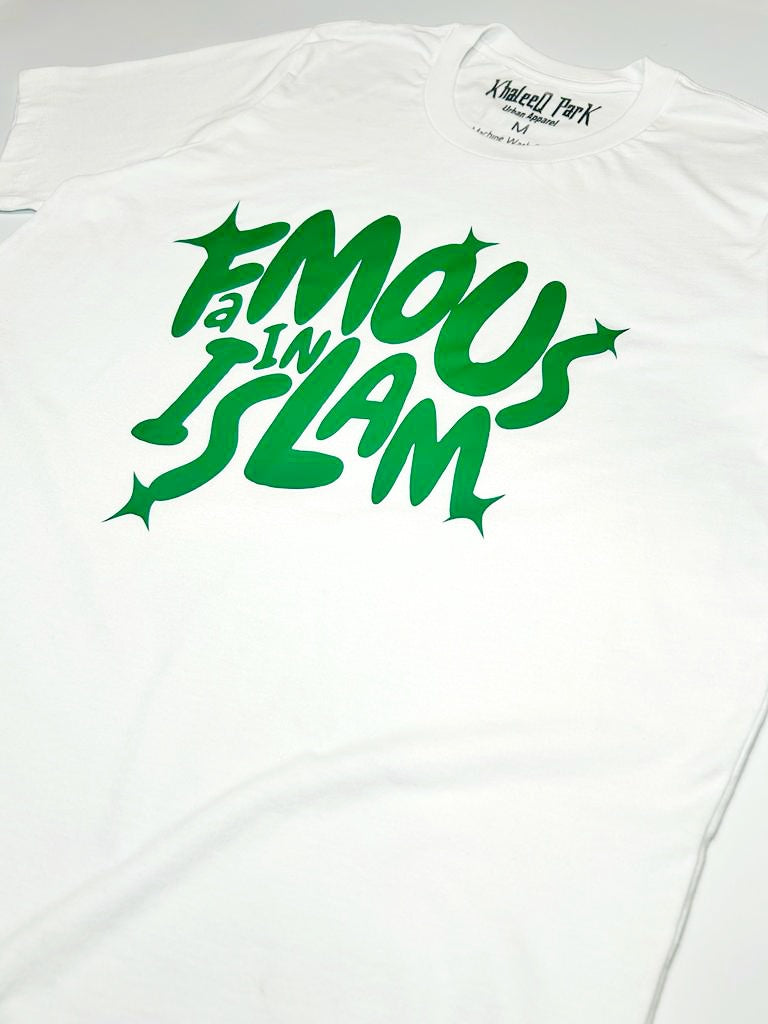 FAMOUS IN ISLAM Graphic Tee - White