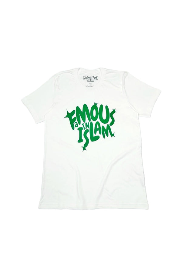 FAMOUS IN ISLAM Graphic Tee - White