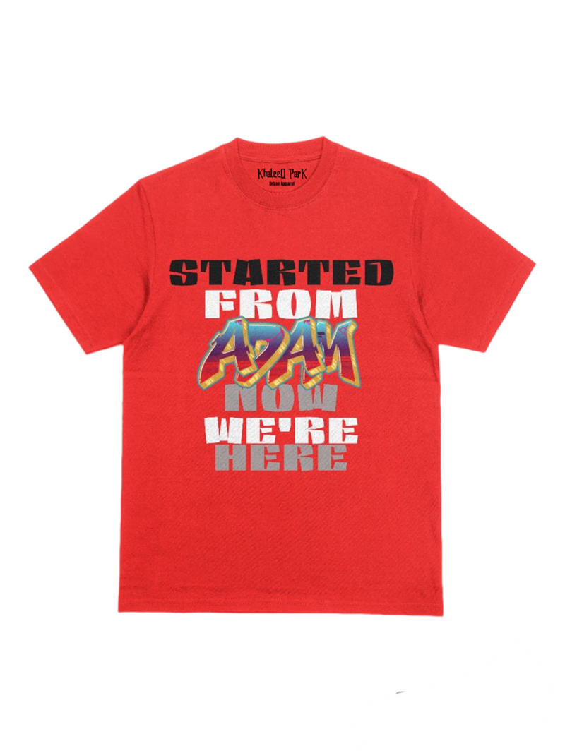 STARTED FROM ADAM Tee - Red