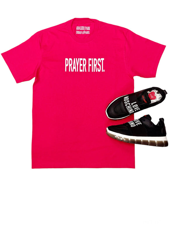 PRAYER FIRST Tee - Red